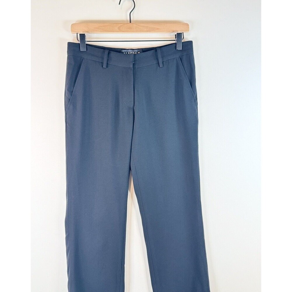Alasdair Womens Dress Pants Black Straight Flat Front Slacks Trousers Size 0 XS - Picture 4 of 11